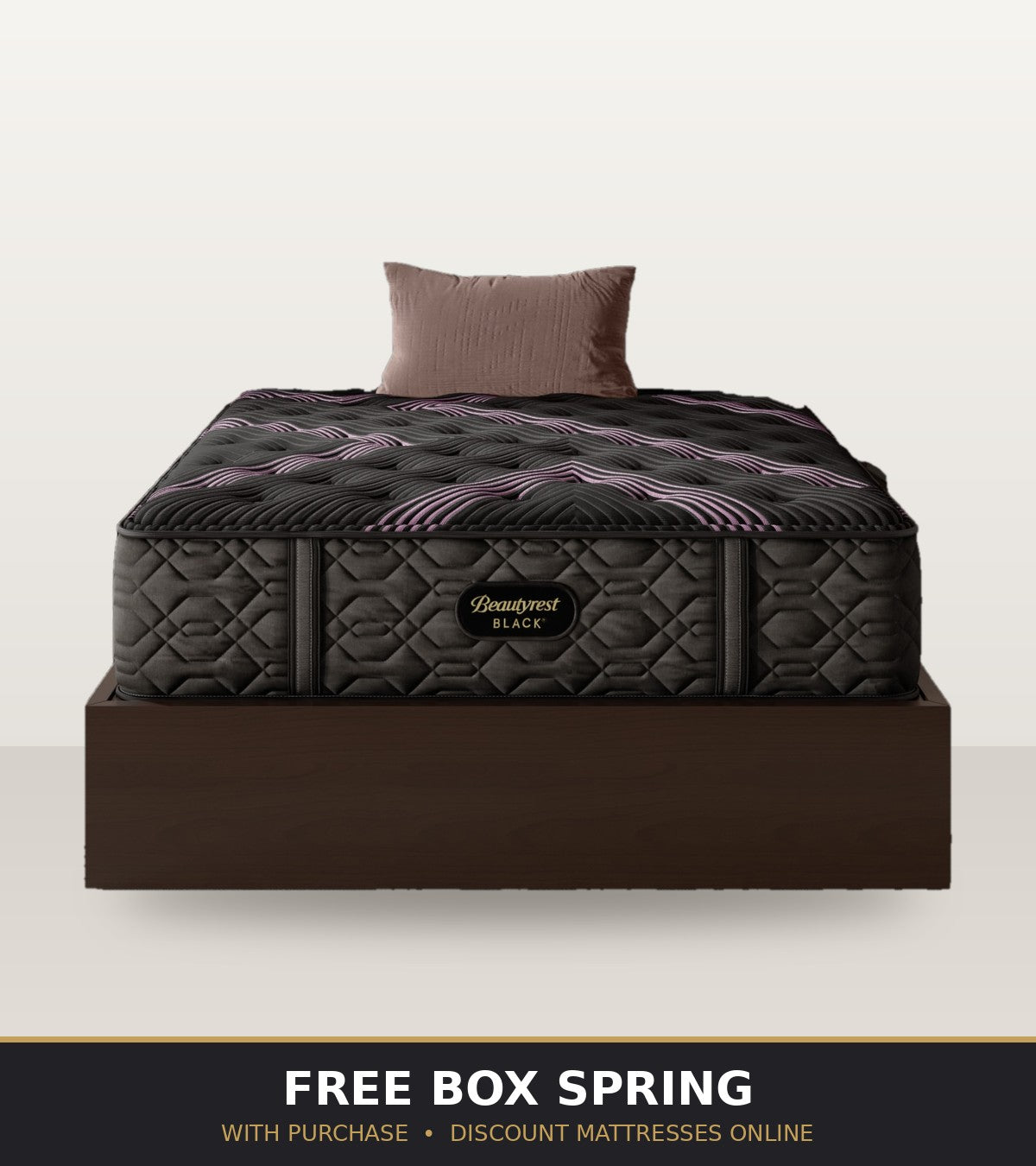 Beautyrest Black Series Two 15.5in Medium - Free Box Spring with Purchase