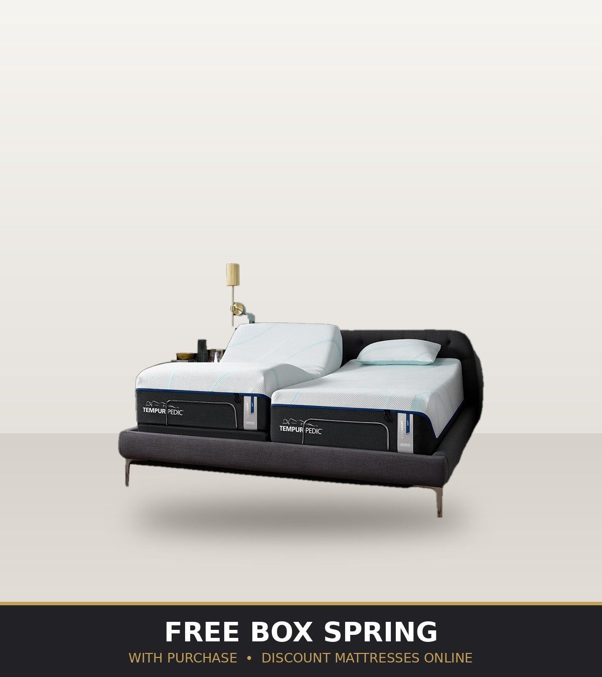 Tempur-Pedic TEMPUR-LuxeAdapt - Free Box Spring with Purchase